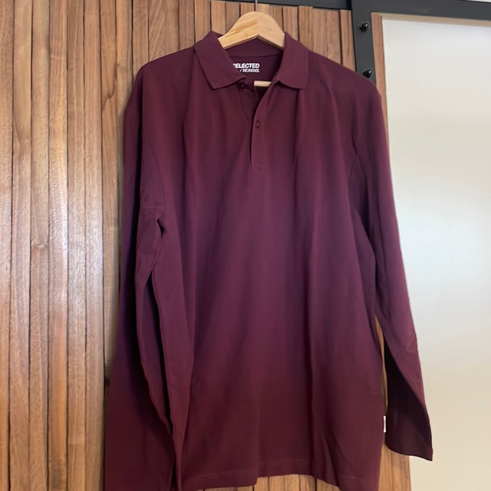 Selected Homme Relaxed Brook LS Polo BRAND NEW NEVER WORN